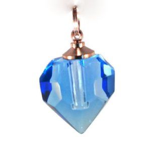 Blue Crystal Diamond Mourning Stone Cremation Urn